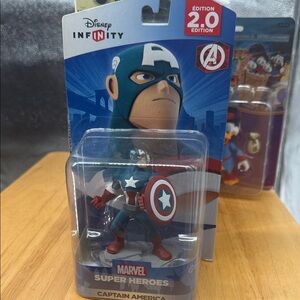 Marvel Super Heroes Captain America Figure with Red and Blue